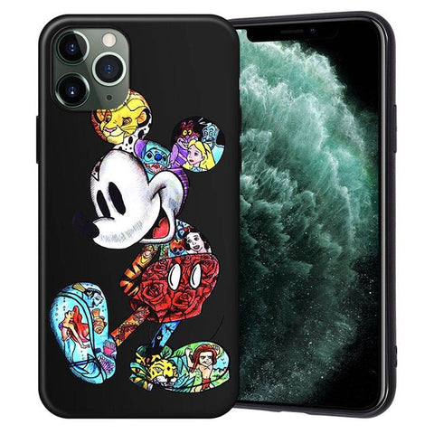 Mickey Neon Style Case für iPhones