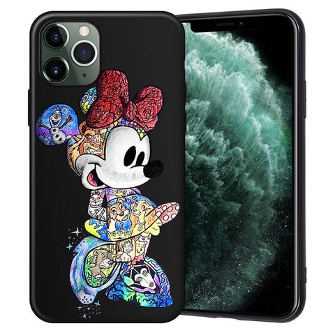 Minnie Neon Style Case für iPhones