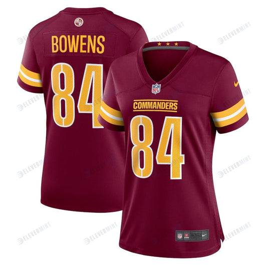 Zion Bowens 84 Washington Commanders Women Team Game Jersey - Burgundy