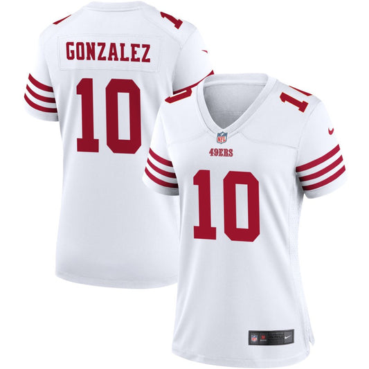 Zane Gonzalez San Francisco 49ers Nike Women's Game Jersey - White