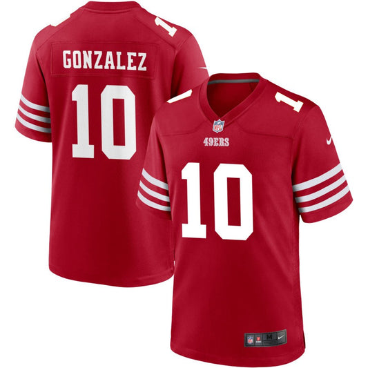 Zane Gonzalez San Francisco 49ers Nike Youth Game Jersey - Scarlet