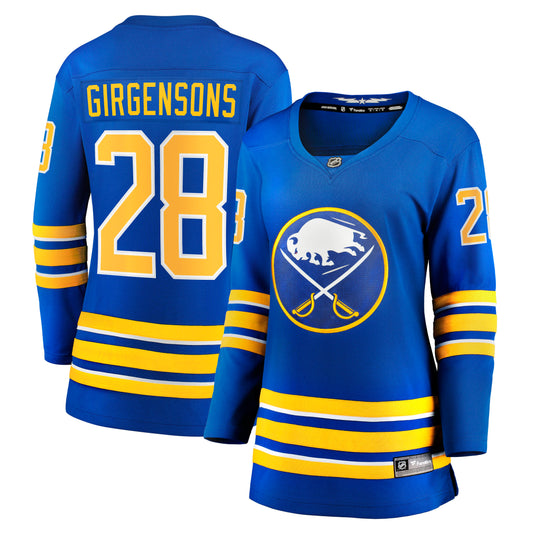 Zemgus Girgensons Buffalo Sabres Fanatics Branded Women's Home Breakaway Player Jersey - Royal